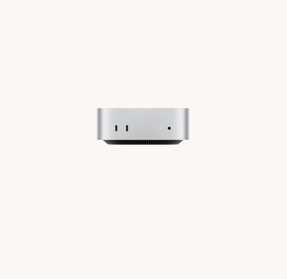 Apple Mac mini M5 Pro family, front view